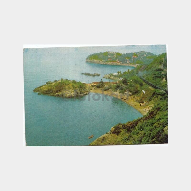 1970 Zonguldak Kapuz Plajı Görünüş Kartpostal