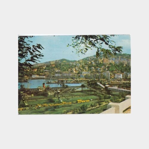 1974 Zonguldak Rıhtımı Görünüş Kartpostal