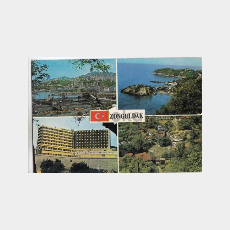 1976 Zonguldak Muhtelif Görünüş Kartpostal