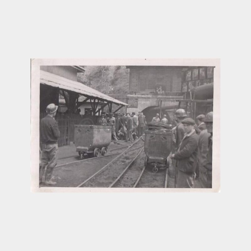 1960 Zonguldak Üzülmez Kömür Kuyusu Konulu Fotoğraf