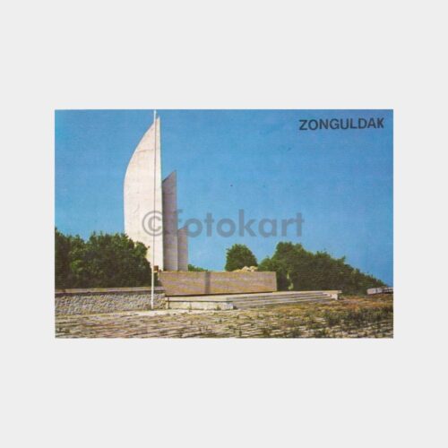 1978 Zonguldak Anıtı Görünüş Kartpostal