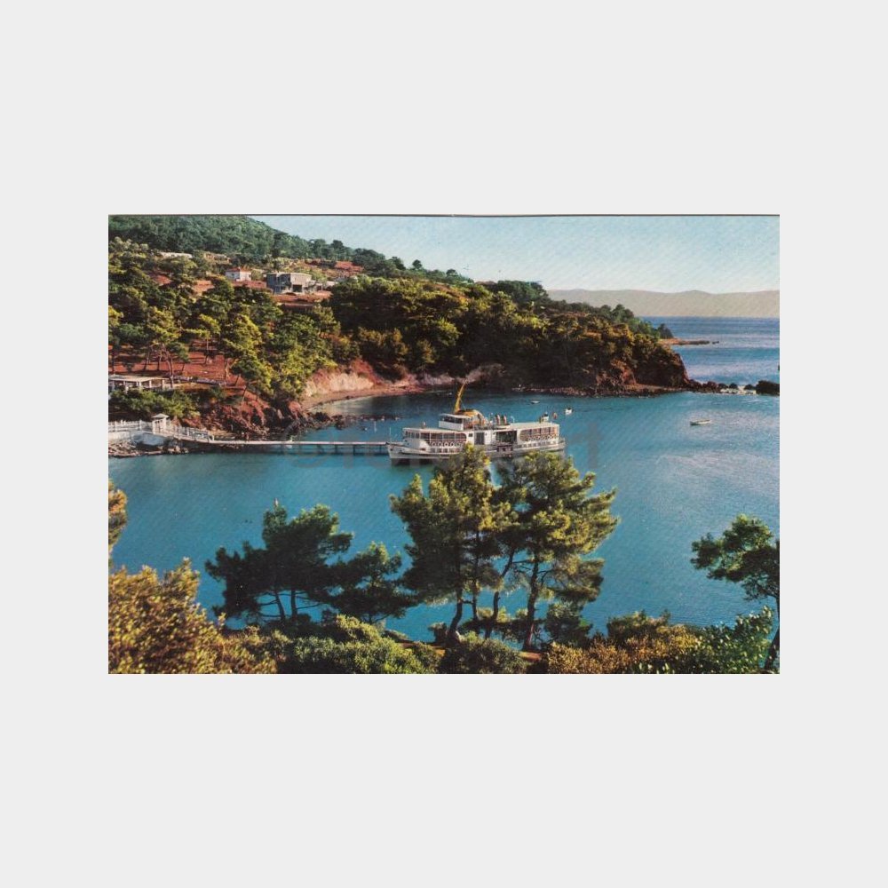 1980 İstanbul Adalar Vapuru Görünüş Kartpostal