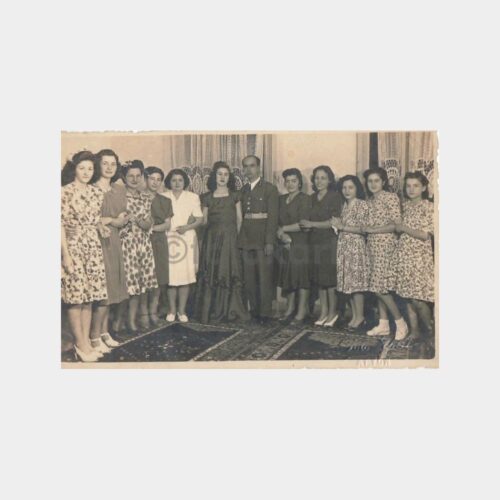 1947 Afyon Foto Yıldız - Nişan Hatırası Fotoğraf