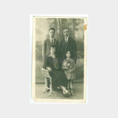 1930 Stüdyo Arka Plan - Aile Görünüş Fotoğraf