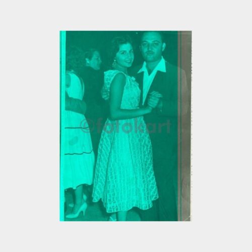 1950 Dans Konulu Aile Fotoğraf