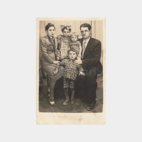 1943 Stüdyo Aile Çocuklar Konulu Fotoğraf