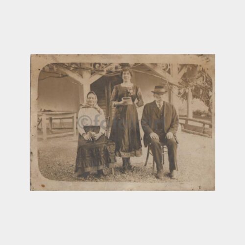 1920 Yabancı Avrupa Ailesi Fotoğraf