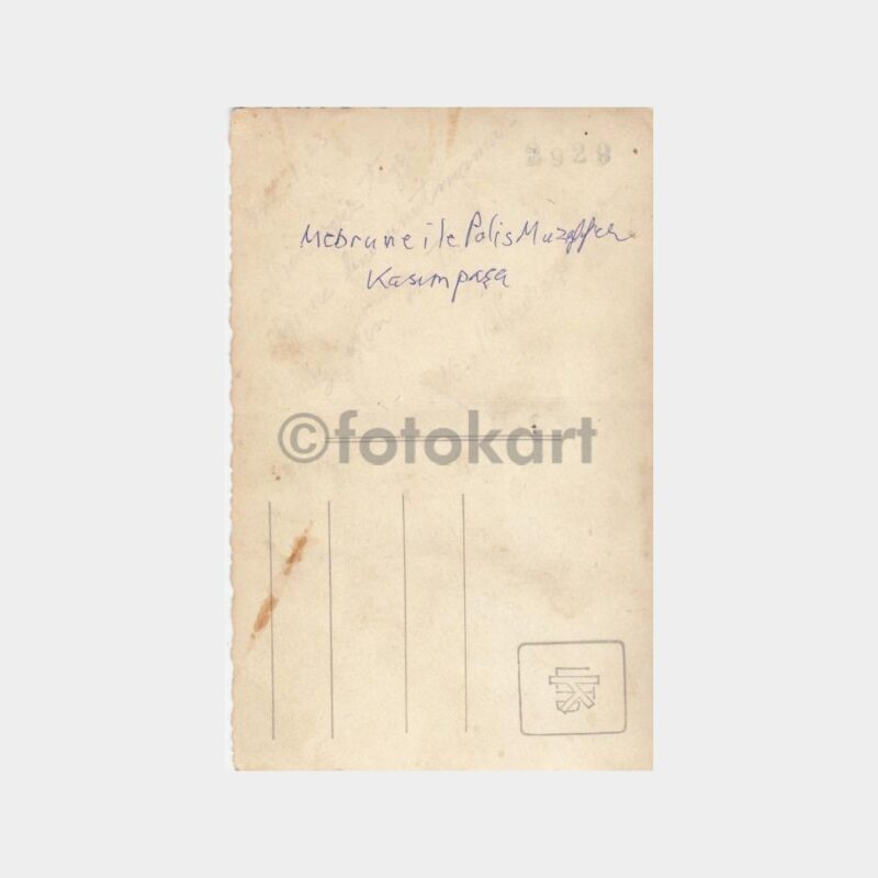 1951 Kasımpaşa Polis Ailesi Konulu Fotoğraf - Görsel 2