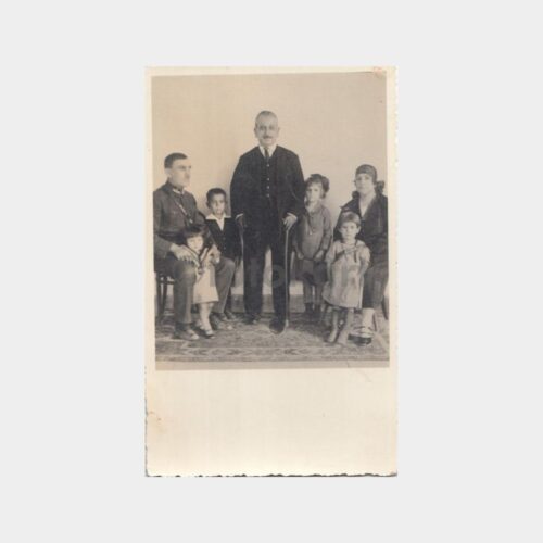 1930 Aile Çocukları ile Albüm Fotoğraf
