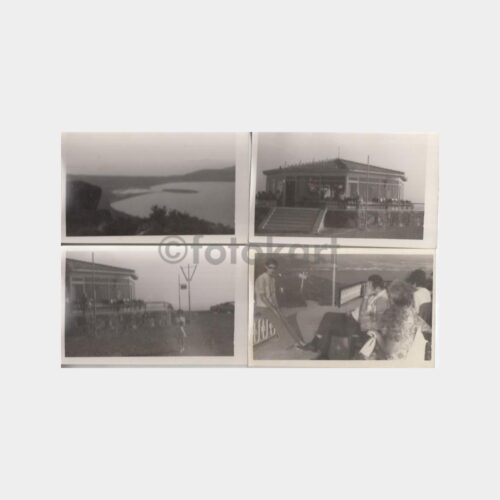 1969 Ayvalık Şeytan Sofrası Konulu 4 Adet Fotoğraf