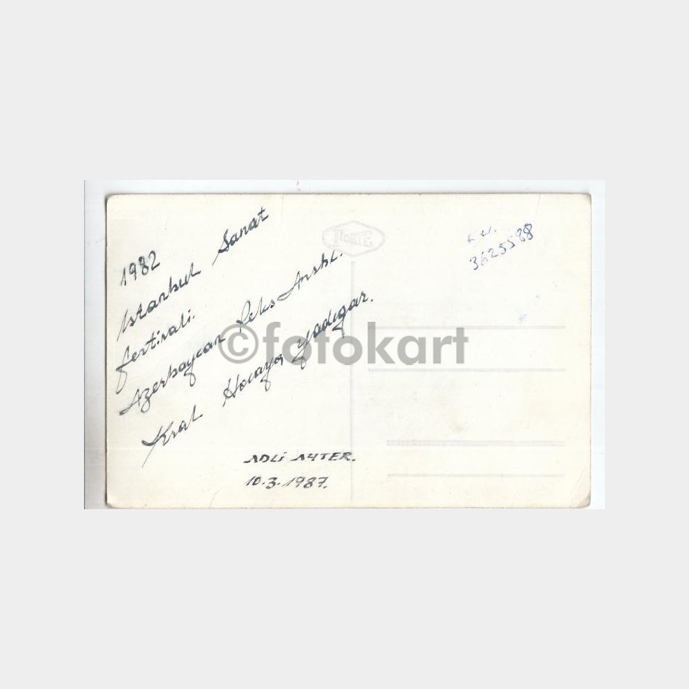 1982 Azerbaycan Kafkas Ekibi Konulu Nadir Fotoğraf - Görsel 2