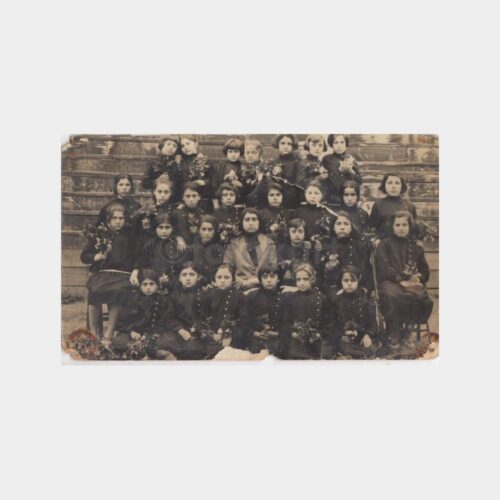 1927 Bafra Köy Mektebi Grup Konulu Fotoğraf