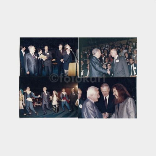 Bedrettin Dalan-Atanur Oğuz-Erkan Yolaç 14 Adet Fotoğraf