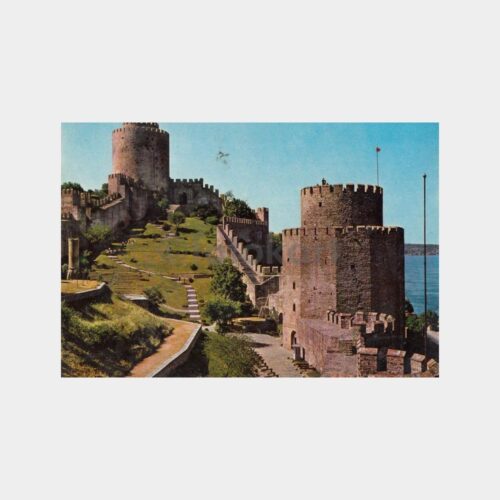 1975 Boğaziçi Rumelihisarı Surları Görünüşü Kartpostal