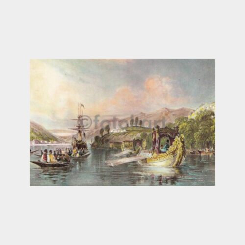 Boğaziçi Gravür Baskı Tebrik Kartı