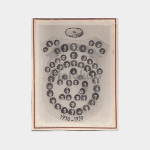 1938 Bursa İlkokulu Grup Konulu Fotoğraf