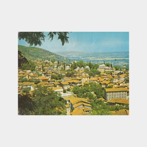 1975 Bursa Genel Görünüş Kartpostal