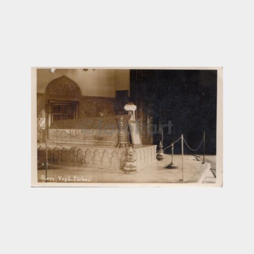 1951 Bursa Yeşil Türbesi Konulu Kartpostal