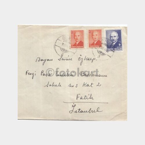 Bursa - Türk Posta Tarihi Konulu Zarf