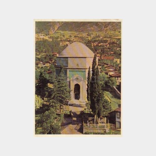 1961 Bursa Yeşil Türbe Görünüş Kartpostal