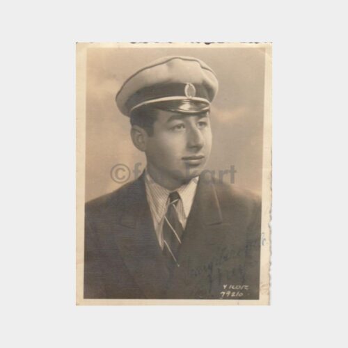 1943 Bursa Şapkalı Öğrenci Konulu Fotoğraf