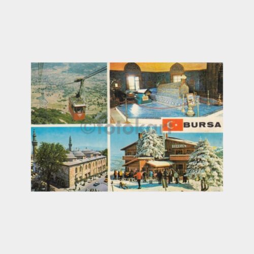 1980 Bursa Uludağ Beceren Otel Konulu Kartpostal