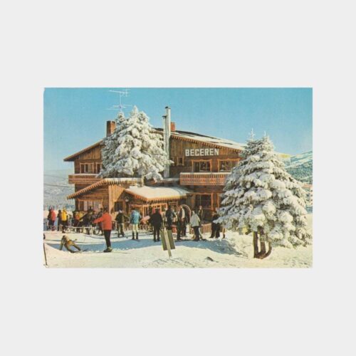 1980 Bursa Uludağ Beceren Otel Konulu Kartpostal