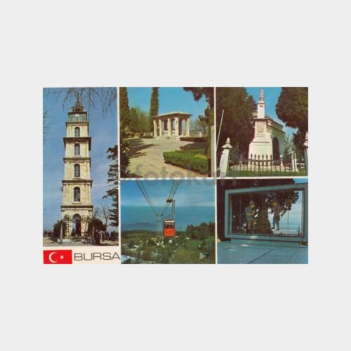 1975 Bursa 5 Değişik Görünüşü Kartpostal
