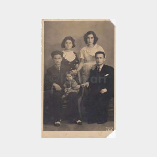 1940 Bursa Foto Yıldız Aile Konulu Fotoğraf