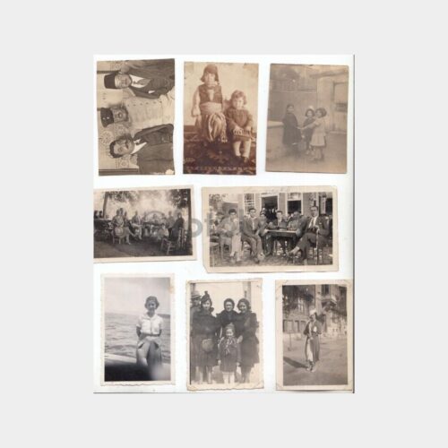 1938 İstanbul Çamlıca Ailesi 100 Adet Albüm Fotoğraf