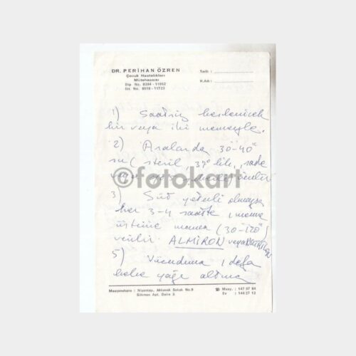 Doktor Perihan Özren Reçetesi