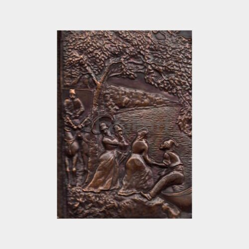 1960 Göksu Eski İstanbul Konulu Bakır Levha Kapak Foto Albümü