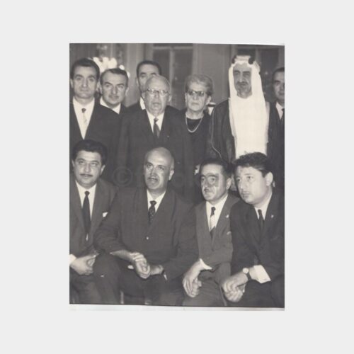 1968 İstanbul Belediye Meclisine Arabistan Kralı Ziyareti Fotoğraf