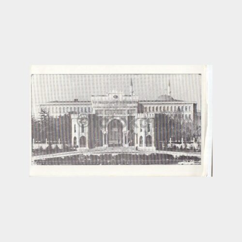 1974 İstanbul Üniversitesi Rektörü Haluk Alp İmzalı Kart