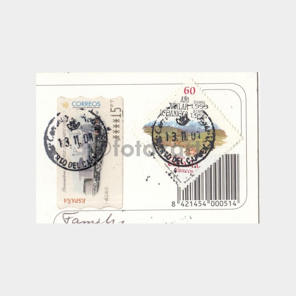 Kanarya Lanzarote Adası Damgalı Kartpostal - Görsel 3