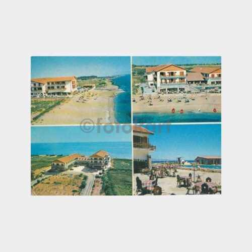 1975 Kıbrıs Magosa Salamis Evagoras Hotel Kartpostal