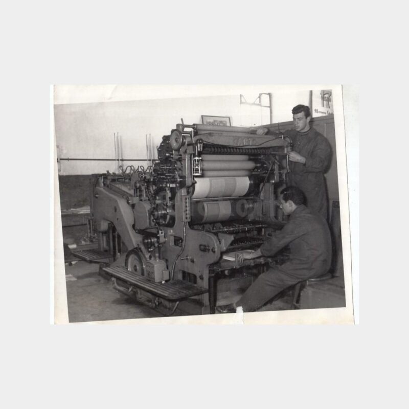1960 Matbaacılık Tarihi Konulu 5 Adet Arşiv Fotoğraf - Görsel 5