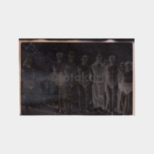 1950 Plaj Konulu Negatif Fotoğraf Film