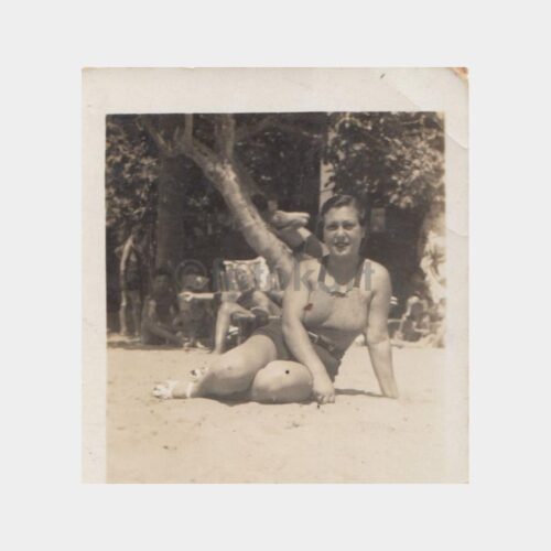 1940 İstanbul Plaj Konulu Fotoğraf