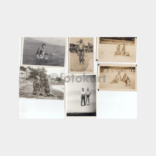 Plaj Konulu Fotoğraflar Lotu (6 Adet)