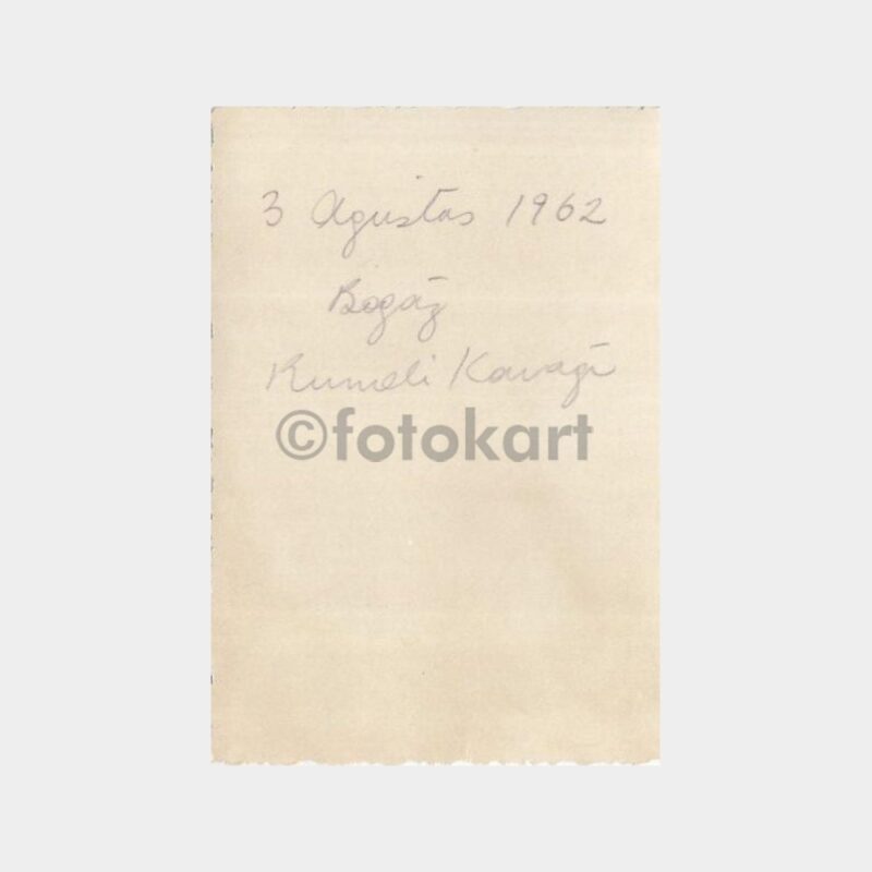 1962 Boğaziçi Rumelikavağı Plaj Konulu Fotoğraf - Görsel 2