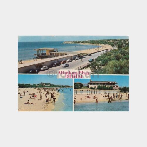 1975 Didim Altınkum Plajı 3 Değişik Görünüş Kartpostal