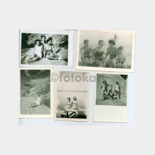 1947 İstanbul Plaj Konulu Albüm Fotoğraf