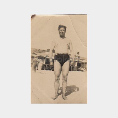 1940 Plaj Kültürü Genç Görünüş Fotoğrafı