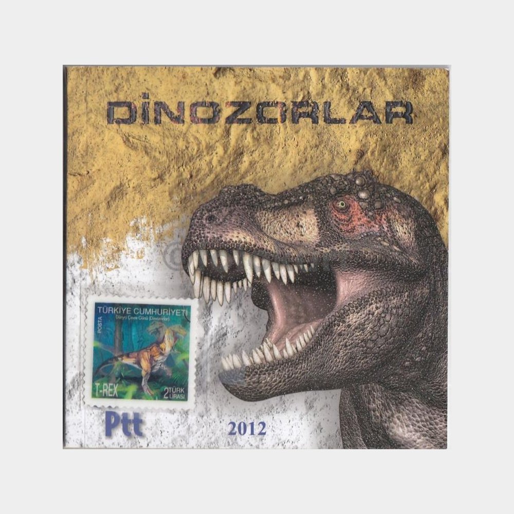 2012 PTT Çevre Günü Dinozorlar Hareketli Pul Kitapçık