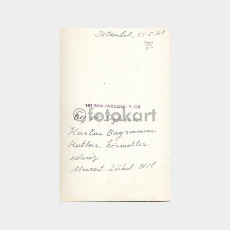 1961 Rumelihisarı Görünüş -Editör Y.Gizi- Kartpostal - Görsel 2