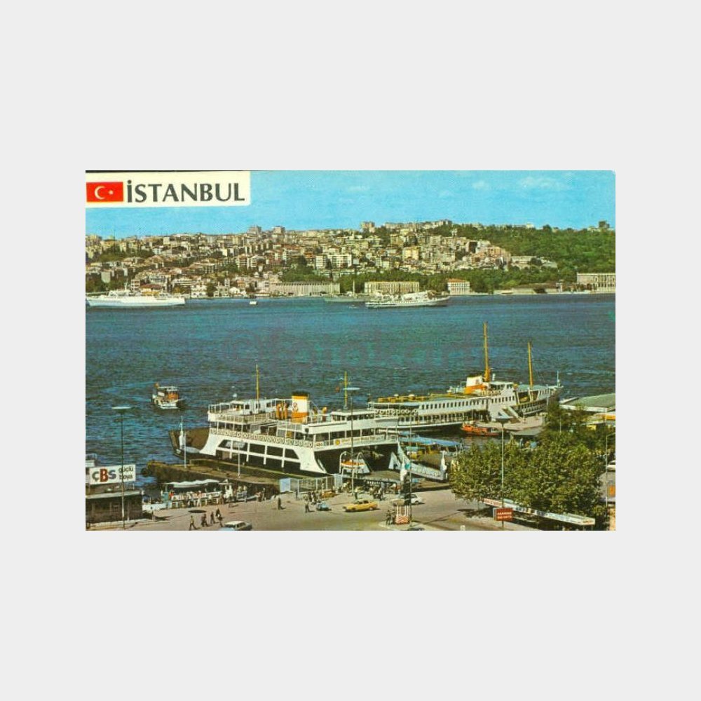 Üsküdar Araba Vapuru Görünüş Kartpostal