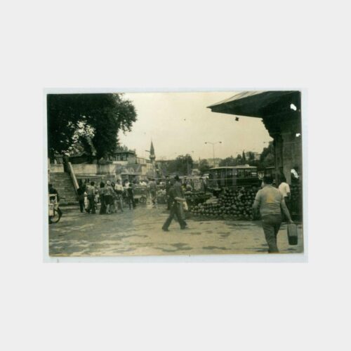 1975 Üsküdar Valide Çeşme Önü Karpuzcu Fotoğraf