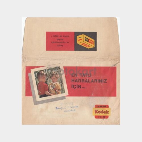 1960 Üsküdar Fevzi Fotoğraf Stüdyosu Zarfı