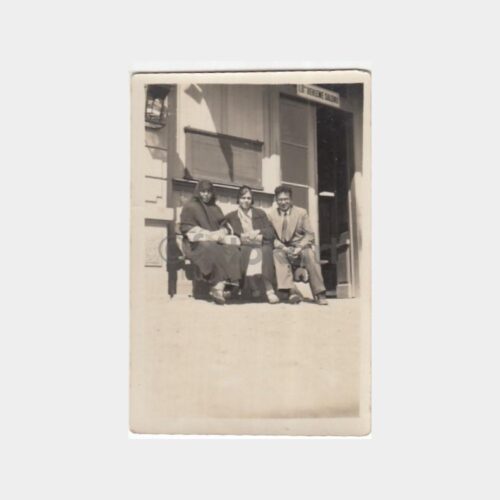 1940 Adalar Vapur İskelesinde Bekleyen Konulu Fotoğraf